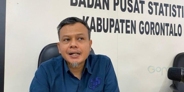 Kepala Badan Pusat Statistik Kabupaten Gorontalo, Suparno. (Foto:Abin/Gopos)