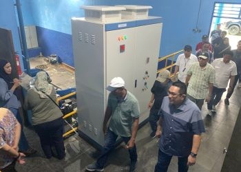 Sejumlah Anggota Komisi III DPRD Kota Gorontalo saat meninjau IPA Tanggilingo, Sabtu (1/2/2025).(Foto Rama Gopos)