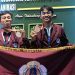 Foto Muhammad Juhair dan Muhammad Farhan Nahai, Mahasiswa Tehnik UNG (Foto/UNG)