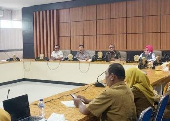 Rapat dengar Pendapatan antara Panselda, BKPP terkait pembatalan PPPK di Kota Gorontalo.