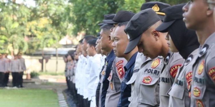 Polda Gorontalo mulai menggelar operasi Pekat Otanaha selama 10 hari kedepan menjelang bulan suci Ramadhan.(Foto dok Polda Gorontalo)