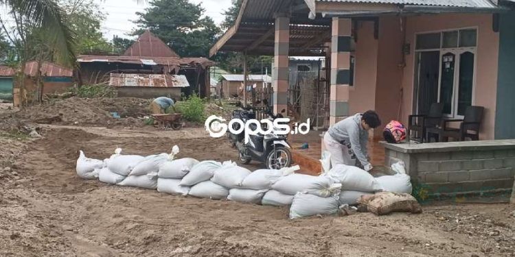 Kondisi terkini di Desa Tanah Putih, Kecamatan Botupingge, Kabupaten Bone Bolango. Minggu (9/3/2025). Foto: Sari/gopos