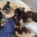 Mahasiswa Fakultas Teknik Universitas Negeri Gorontalo (UNG) bersiap menggelar Festival Tumbilotohe dengan tema "Mopo'ambua" (mengumpulkan).