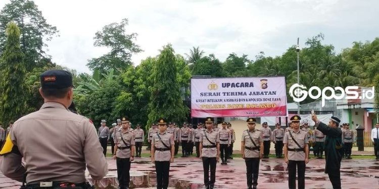 Tiga Pejabat Utama Polres Bone Bolango Dimutasi