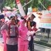 Kapolda Gorontalo yang baru Irjen Pol Eko Wahyu Prasetyo akhirnya tiba di Mapolda Gorontalo, Kamis (20-3-2025)