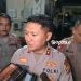 Kapolres Bone Bolango, AKBP Supriantoro diwawancarai awak media.