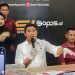 DitReskrimsus Polda Gorontalo, Kombes Pol Maruly Pardede saat memberikan keterangan di konferensi pers BBM bersubsidi, Kamis (27-3-2025). Putra/Gopos