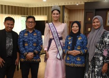 Finalis Puteri Indonesia Gorontalo 2025 usai audiensi dengan Wakil Gubernur Gorontalo Idah Syahidah, Rabu (19/3/2025). (Foto Mila Diskominfotik)