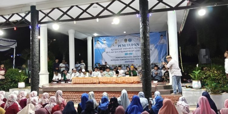 Kegiatan Khatam Quran di Rumah Dinas Walikota Gorontalo.