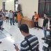 Rekonstruksi kasus penganiyaan dengan menggunakan senjata tajam jenis badik yang menyebabkan korban MAM alias Azar meninggal dunia.