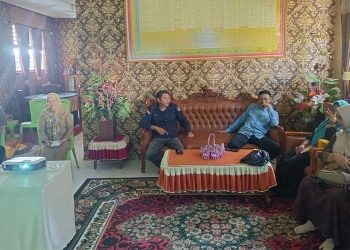 Panitia Pelaksana Temu Ika Alumni SMP Negeri 1 Boliyohuto, Senin (24/03/2025) (Istimewa)