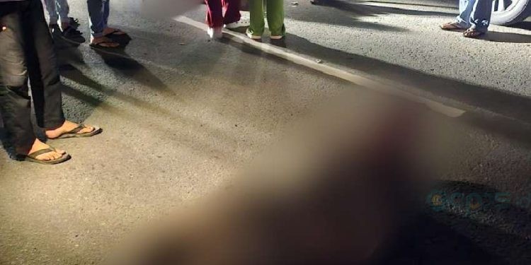 Kecelakaan kembali terjadi di Kota Gorontalo, tepatnya di jalan Andalas  Kota Gorontalo, Kamis Dinihari (3-4-2025).