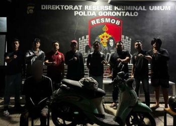 Tim Resmob Otanaha Polda Gorontalo berhasil mengamankan seorang pelaku pencurian yang terjadi di Desa Bulila, Kecamatan Talaga Jaya, Kabupaten Gorontalo. 