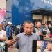 Salah satu warga perwakilan penambang suwawa, Usman Hulopi saat diwawancarai awak media, Selasa siang (8-4-2025).