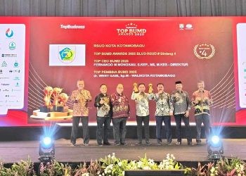 Prestasi membanggakan diraih Wali Kota Kotamobagu, dr. Wenny Gaib, Sp.M, yang dianugerahi penghargaan Top Pembina BUMD 2025 dalam ajang TOP BUMD Awards.