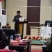 Bupati Pohuwato, Saipul Mbuinga, memberikan sambutan rapat paripurna ke 15 LUPA 2024, Senin (28/04/2025) (Iwan Karim)