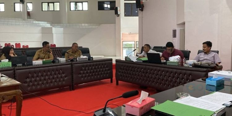 Rapat Pansus LKPJ Tahun Anggaran 2024 yang digelar Rabu (30/4/2025)