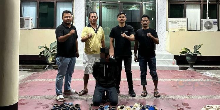 Team rajawali Polresta Gorontalo Kota berhasil mengungkap Pelaku pencurian meteran air yang meresahkan warga Kota Gorontalo pada Selasa (8-4-2025).