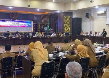 Rapat LKPJ, Dekot Gorontalo Soroti Kenaikan Tarif Lapak Pasar dan Optimalisasi Pendapatan Daerah