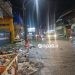 Kondisi terkini jalanan bekas lapak pasar senggol Kota Gorontalo, Selasa malam (1-4-2025).