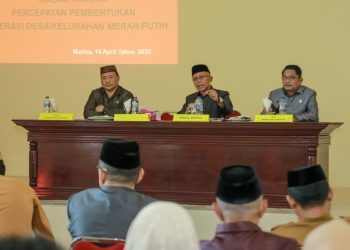 Pemkab Pohuwato bentuk koperasi desa, bertempat di Aula Kantor Bupati sementara, Senin (14/04/2025) (Iwan Humas Pemda Pohuwato)