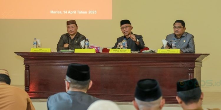 Pemkab Pohuwato bentuk koperasi desa, bertempat di Aula Kantor Bupati sementara, Senin (14/04/2025) (Iwan Humas Pemda Pohuwato)