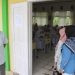 Anggota Komisi IV, Muhamad Zikyan saat melakuakan monitoring pelaksanaan ujian di SMA Negeri 1 Paguat, Kabupaten Pohuwato, Rabu (16/4/2024).