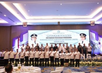 Musrenbang RKPD Tahun 2026 Provinsi Sulawesi Utara yang digelar di Hotel The Sentra Manado, Rabu (23/4/2025).