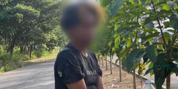 Seorang waria tersangka pembakar perempuan di Kafe Pohon Cinta, Marisa, Pohuwato