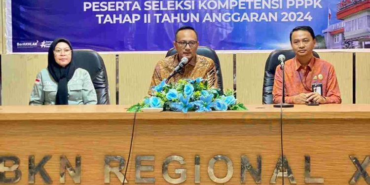 Pembukaan seleksi kompetensi PPPK di Kanreg XI BKN Manado, Sabtu (10/5/2025).