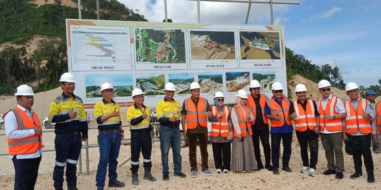 Kunjungan DPRD Provinsi Gorontalo ke Perusahaan Pani Gold Projek belum lama ini. (foto.istimewa)
