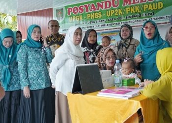 Wakil Ketua PKK Sumut Kunjungi Posyandu dan PAUD di Asahan