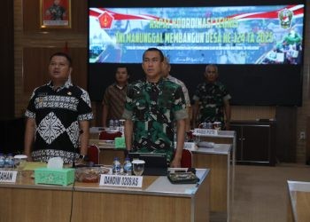 Wabup Asahan Ikuti Rakornis TMMD ke 124