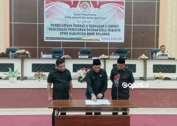 DPRD Bone Bolango Sahkan 4 Ranperda Jadi Perda