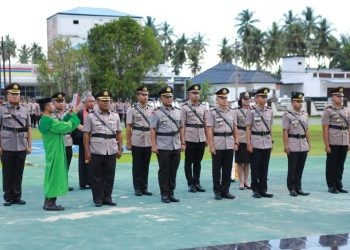 Daftar Para Perwira Polres Pohuwato yang Dimutasi