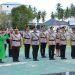 Prosesi sertijab di halaman Polres Pohuwato.(Foto Polda)