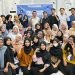 Peserta pelatihan jurnalistik DM Prosepek HIMKA MIPA UNG berpose bersama usai menerima materi di kantor gopos.id, Rabu (30/4/2025)