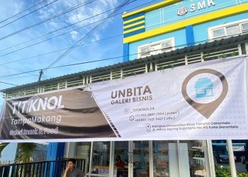 Galeri Bisnis UNBITA TitikNol bertempat di jalan Jaksa Agung Suprapto No. 40, Kelurahan Limba U Dua, Kota Selatan, Kota Gorontalo.