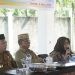 Ketua T.P PKK Bone Bolango, Ruwaida Mile saat memberikan materi pada Rapat Koordinasi Tim Percepatan Penurunan Stunting (TPPS) Kabupaten Bone Bolango Tahun 2025 di Rumah Dinas Bandayo Bupati, Senin (5/5/2025). (Foto Onal/Prokopim)