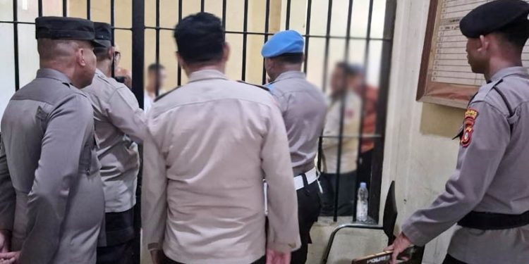 Kepolisian Resor (Polres) Gorontalo Utara menetapkan tujuh orang sebagai tersangka dalam kasus dugaan politik uang pada Pemungutan Suara Ulang (PSU) Pilkada 2024. (foto.istimea)
