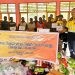 Pemberian bantuan kepada warga Desa Tuweya, Kecamatan Wanggarasi, Kabupaten Pohuwato, Selasa (24/06/2025) (Istimewa)