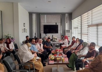 Reses masa sidang tahun anggaran 2025 di Disdikpora Provinsi Gorontalo, Dapil Gorontalo 1. (foto.isno/gopos)