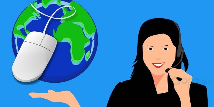 Ilustrasi pelayanan  Aplikasi customer service