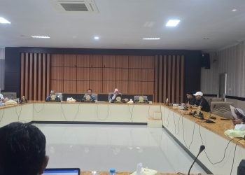 Rapat Bapemperda DPRD Kota Gorontalo terkait usulan pembentukan Badan Pendapatan Daerah Kota Gorontalo.