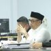 Terdakwa kasus dugaan korupsi bansos Bone Bolango Hamim Pou saat mengikuti persidangan di Pengadilan Tipikor Gorontalo.