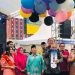Gubernur Gorontalo, Gusnar Ismail, melepas balon menandai pelaksanaan peringatan Harganas tingkat Provinsi Gorontalo, Jumat (11/7/2025)