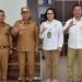 Bupati Pohuwato, Saipul Mbuinga, menerima kunjungan BPKH Wilayah XV, di ruang kerja Bupati Pohuwato, Senin (14/07/2025) (Iwan Karim Prokopim Pohuwato)