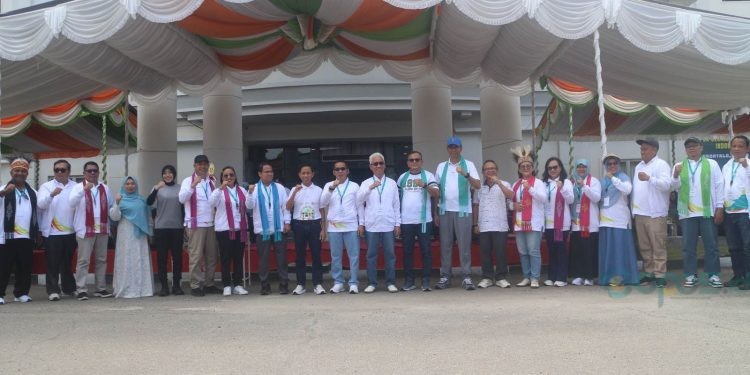 Perhelatan Pekan Olahraga dan Seni Mahasiswa Kesehatan (PORNIMAKES) V Regional Sulawesi, Maluku, Papua (SUMAPUA) resmi dibuka di Poltekkes Kemenkes Gorontalo, Minggu (27/7/2025).