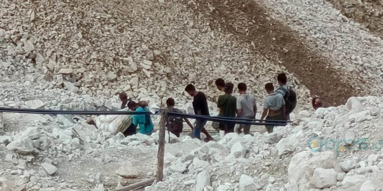 Lokasi tewasnya Nani Antine (53) di Peti Potabo, (Istimewa)