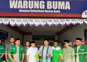 Peresmian Warung BUMA Gorontalo oleh Ketua PP GP Ansor Addin Jauharudin. Dimana Warung BUMA ini  merupakan unit usaha PW GP Ansor Gorontalo yang berkolaborasi dengan koperasi PWNU Gorontalo.